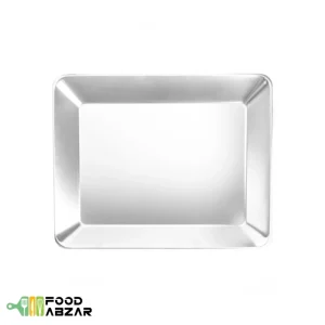 سینی استیل ۳۸×۲۸ سانتیمتری