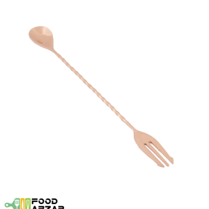اسپون رز گلد قاشق ته چنگالی 32 سانت